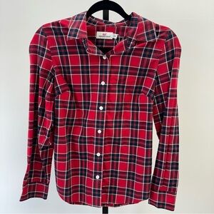 Vineyard Vines Plaid Button-Front Shirt – Size S